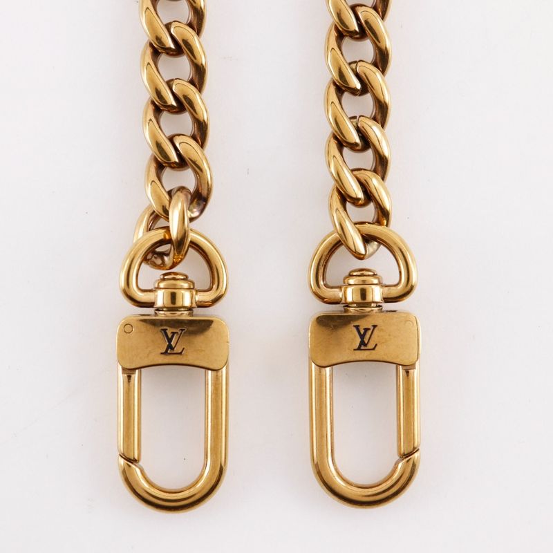 Louis Vuitton Portefeuille Accordeion Chain Only M58008 Gold Plated Unisex