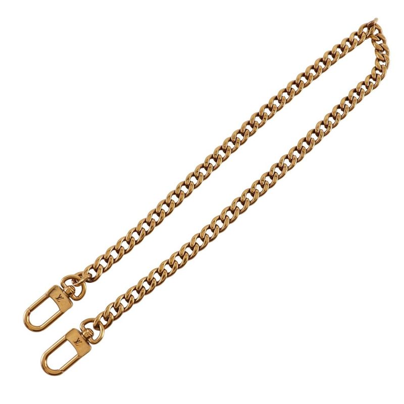Louis Vuitton Portefeuille Accordeion Chain Only M58008 Gold Plated Unisex