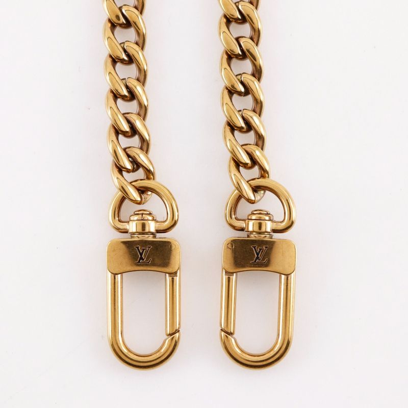 Louis Vuitton Portefeuille Accordeion Chain Only M58008 Gold Plated Unisex