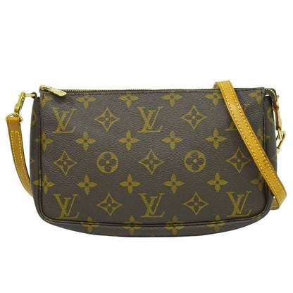 Authentic Louis Vuitton LV Pochette Accessoire Monogram Shoulder Bag Pochette