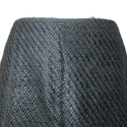 Prada 2011 Tweed Skirt Knee Length Tight Virgin Wool 36 Size XS Equivalent