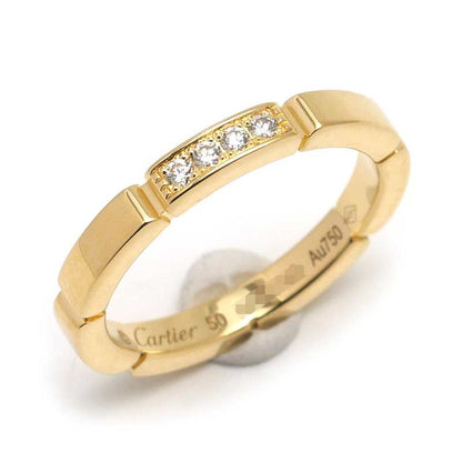 Cartier Mayon Panthère Ring #50 750yg Diamonds