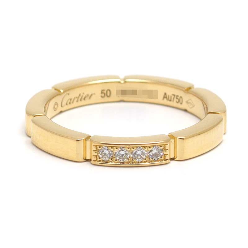 Cartier Mayon Panthère Ring #50 750yg Diamonds