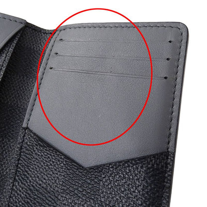 Louis Vuitton Card Case Damier Graphite Men's Brand Business Card Holder