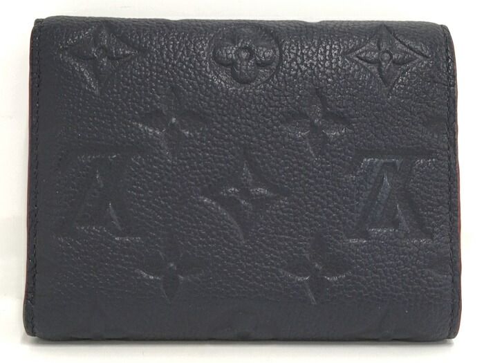 Louis Vuitton Portefeuille Victorine Trifold Wallet Monogram Empreinte Marine