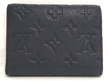 Louis Vuitton Portefeuille Victorine Trifold Wallet Monogram Empreinte Marine