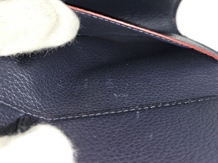 Louis Vuitton Portefeuille Victorine Trifold Wallet Monogram Empreinte Marine