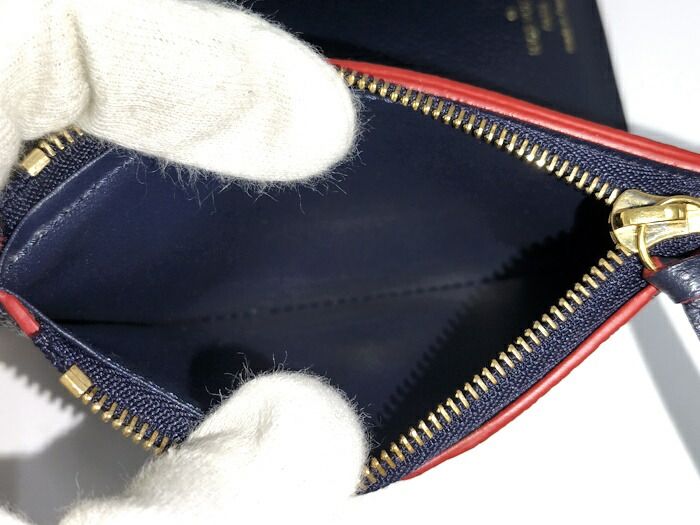 Louis Vuitton Portefeuille Victorine Trifold Wallet Monogram Empreinte Marine