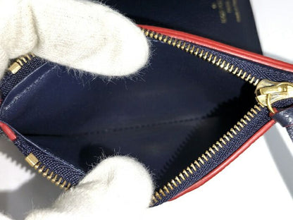 Louis Vuitton Portefeuille Victorine Trifold Wallet Monogram Empreinte Marine