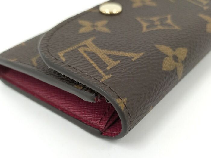 Louis Vuitton Portmonnaie Rosalie Folded Wallet Monogram Fuchsia M41939