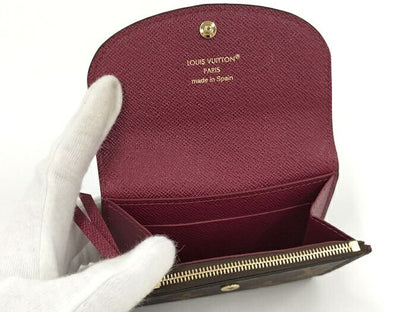 Louis Vuitton Portmonnaie Rosalie Folded Wallet Monogram Fuchsia M41939