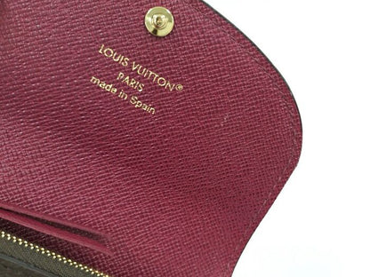 Louis Vuitton Portmonnaie Rosalie Folded Wallet Monogram Fuchsia M41939