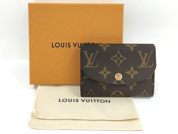 Louis Vuitton Portmonnaie Rosalie Folded Wallet Monogram Fuchsia M41939