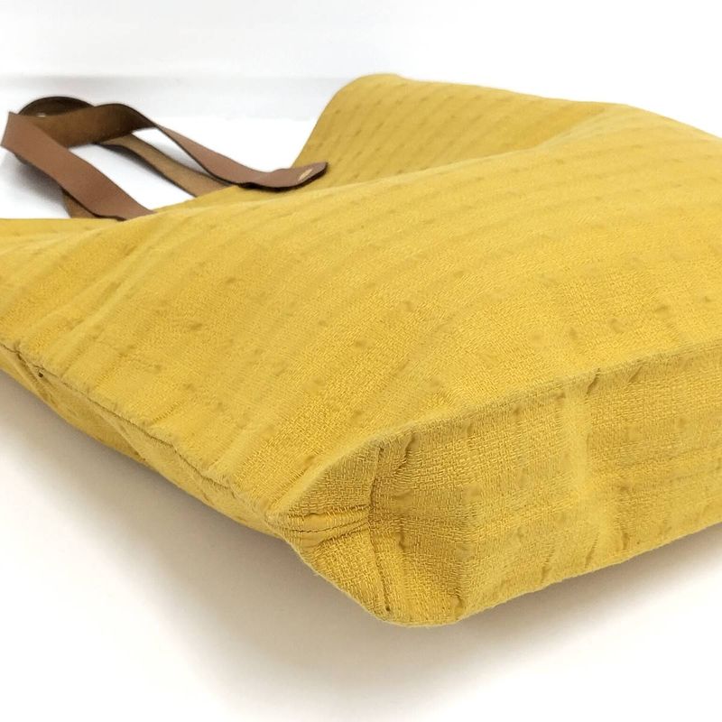 Hermes Tote Bag Amedava GM Canvas Yellow