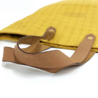 Hermes Tote Bag Amedava GM Canvas Yellow