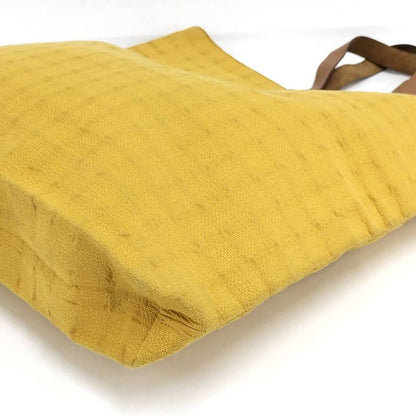 Hermes Tote Bag Amedava GM Canvas Yellow
