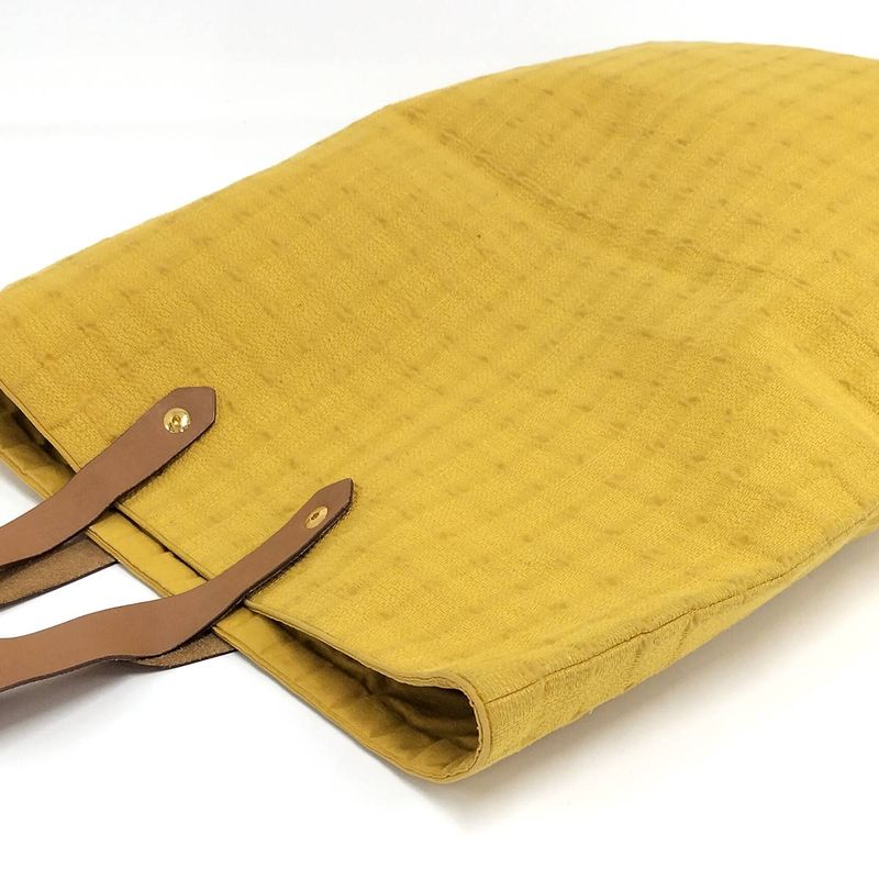 Hermes Tote Bag Amedava GM Canvas Yellow