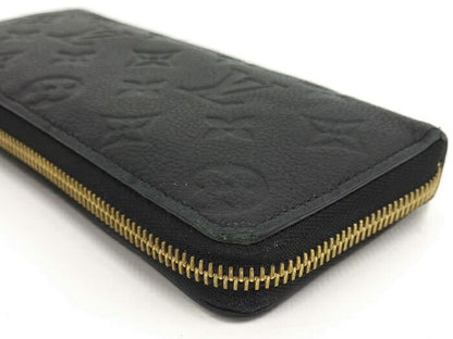 Louis Vuitton Round Zipper Long Wallet Portefeuille Cles Mans Monogram Empreinte