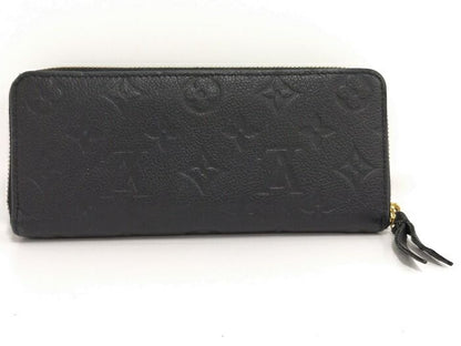 Louis Vuitton Round Zipper Long Wallet Portefeuille Cles Mans Monogram Empreinte