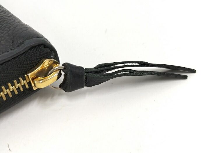 Louis Vuitton Round Zipper Long Wallet Portefeuille Cles Mans Monogram Empreinte