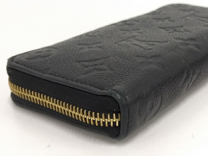 Louis Vuitton Round Zipper Long Wallet Portefeuille Cles Mans Monogram Empreinte