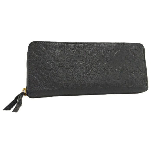 Louis Vuitton Round Zipper Long Wallet Portefeuille Cles Mans Monogram Empreinte