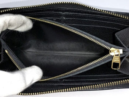 Louis Vuitton Round Zipper Long Wallet Portefeuille Cles Mans Monogram Empreinte