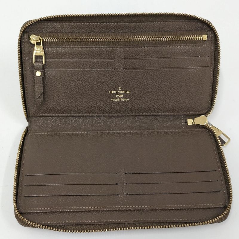 Louis Vuitton Round Zipper Long Wallet Portefeuille Su Cles Set Ron Monogram