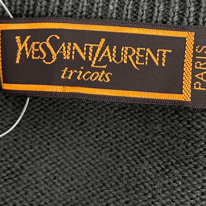Yves Saint Laurent Yves Saint Laurent Sweater Logo Hair Gray Size M