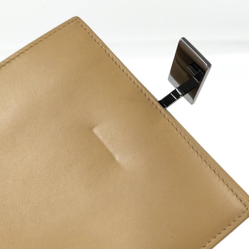 Gucci Bifold Wallet Leather Beige 03514082242