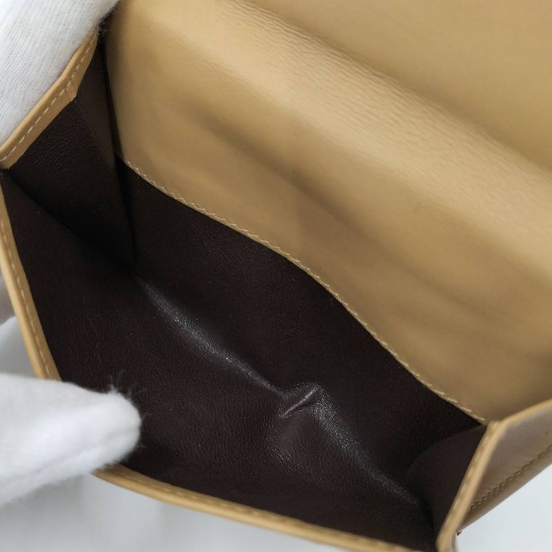 Gucci Bifold Wallet Leather Beige 03514082242