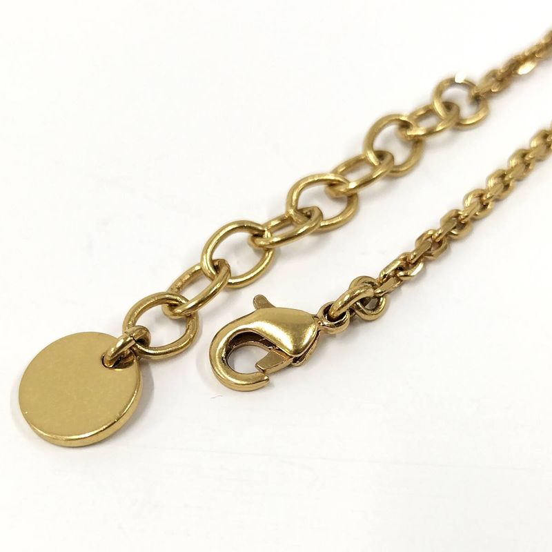 Christian Dior Bracelet Rhinestone Plated Gold