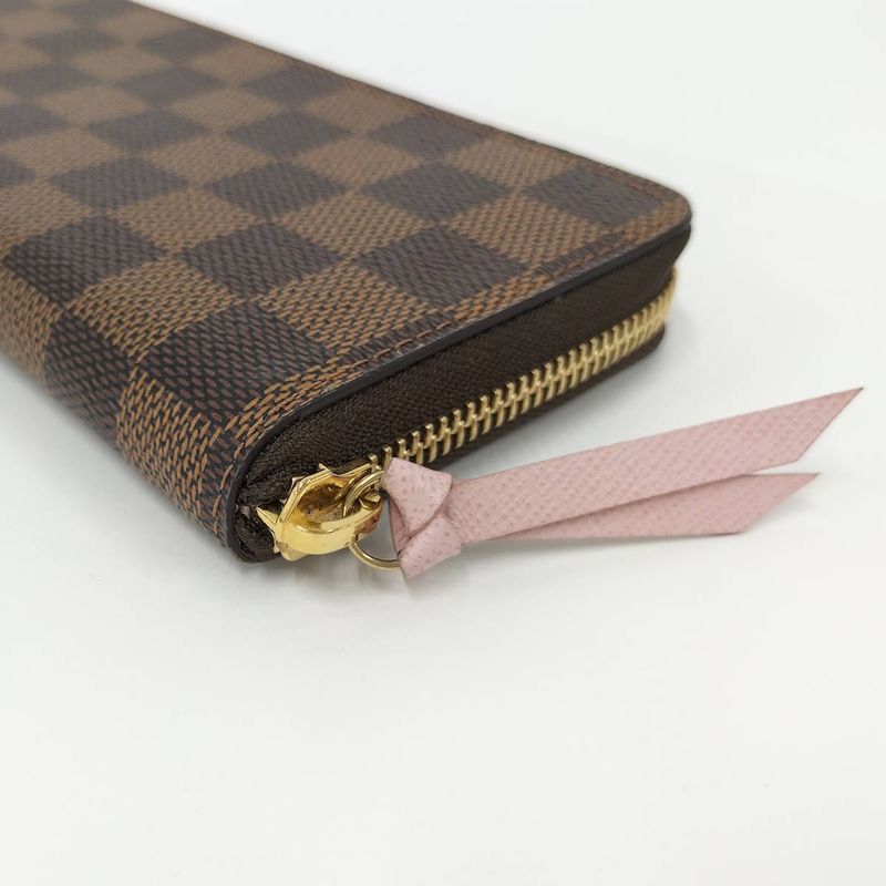 Louis Vuitton Portefeuille Cles Mance Long Wallet Damier Ebène N41626