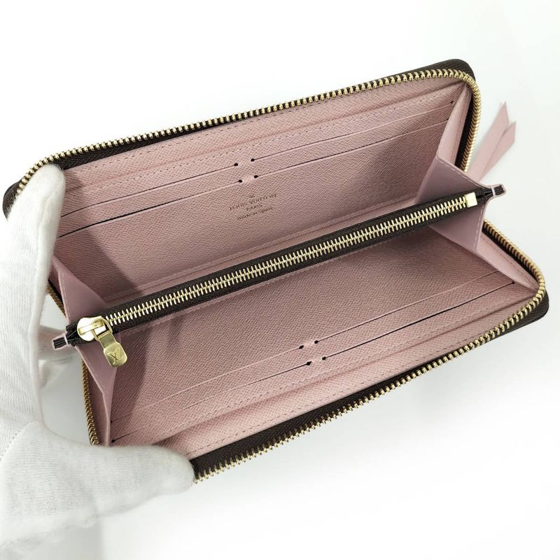 Louis Vuitton Portefeuille Cles Mance Long Wallet Damier Ebène N41626