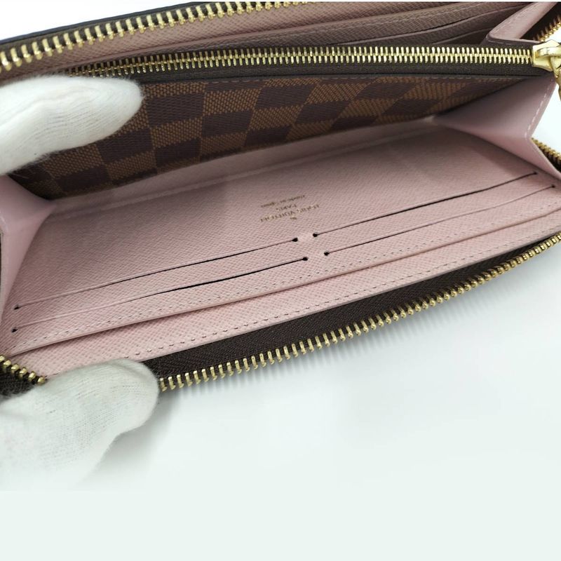 Louis Vuitton Portefeuille Cles Mance Long Wallet Damier Ebène N41626