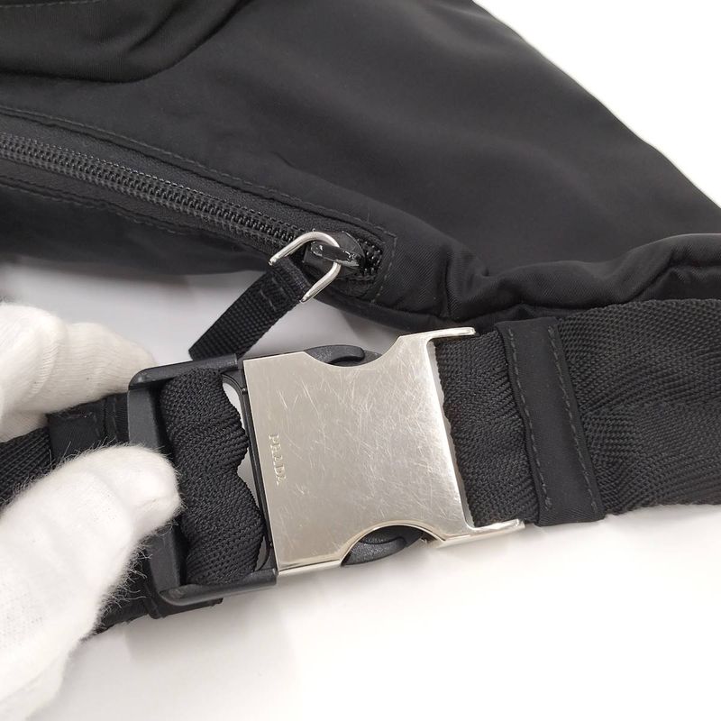 Prada Waist Bag Nylon Black 2vl005