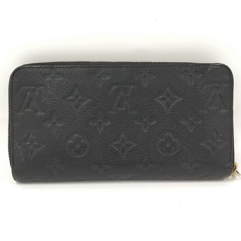 Louis Vuitton Zippy Wallet Monogram Empreinte Noir Black M61864