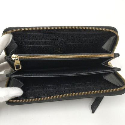 Louis Vuitton Zippy Wallet Monogram Empreinte Noir Black M61864