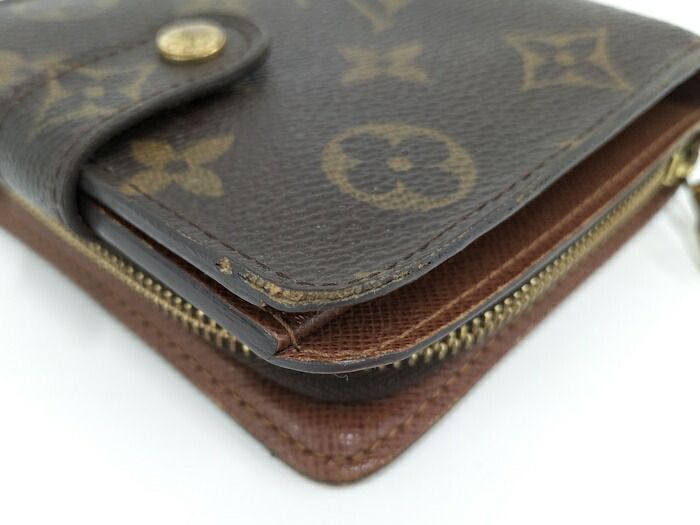Louis Vuitton Compact Zip Fold Wallet Monogram M61667