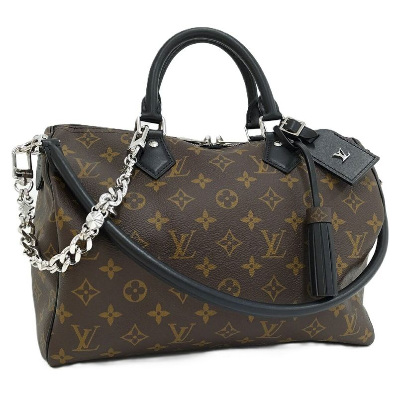 Louis Vuitton Speedy Bandoliere 30 Soft Monogram Handbag M12243