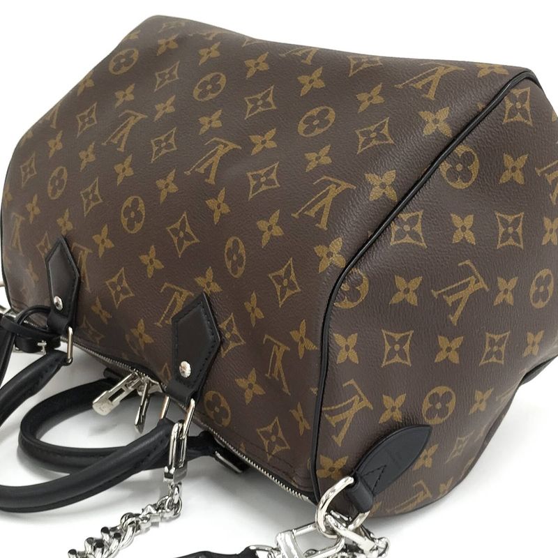 Louis Vuitton Speedy Bandoliere 30 Soft Monogram Handbag M12243