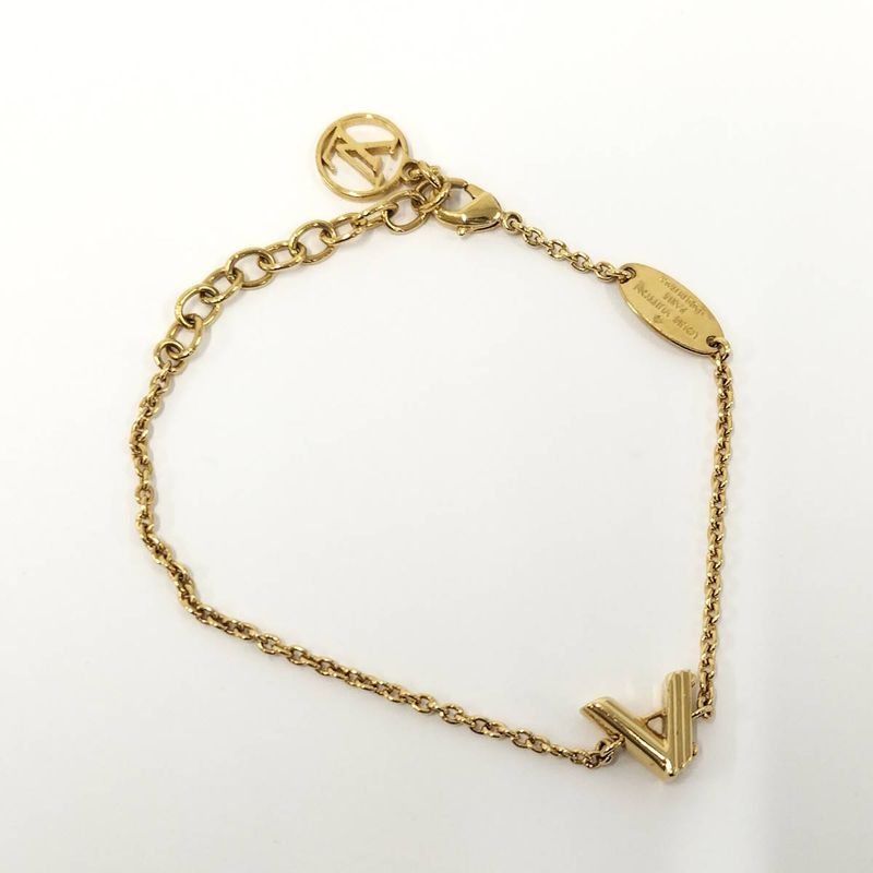 Louis Vuitton Bracelet Iconic LV & ME A Gold Plated GP M67158