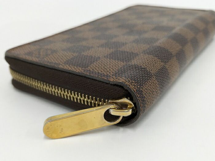 Louis Vuitton Zippy Wallet Round Zipper Long Wallet Damier Ebène N41661