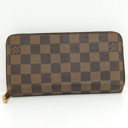 Louis Vuitton Zippy Wallet Round Zipper Long Wallet Damier Ebène N41661