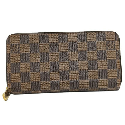 Louis Vuitton Zippy Wallet Round Zipper Long Wallet Damier Ebène N41661