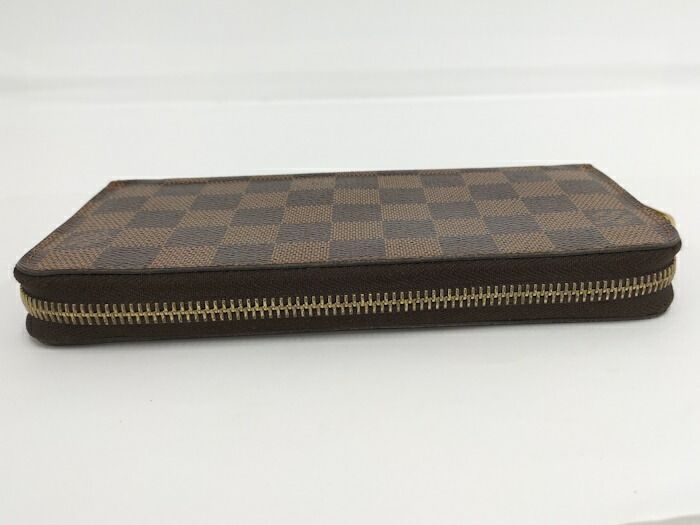 Louis Vuitton Zippy Wallet Round Zipper Long Wallet Damier Ebène N41661