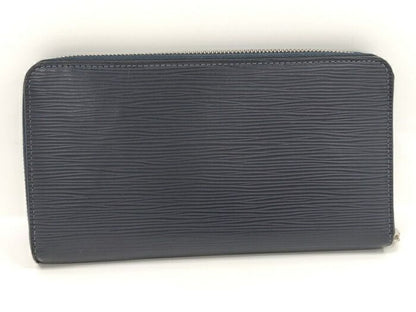 Louis Vuitton Zippy Organizer NM Round Zipper Long Wallet Epi Blue Marine M62644