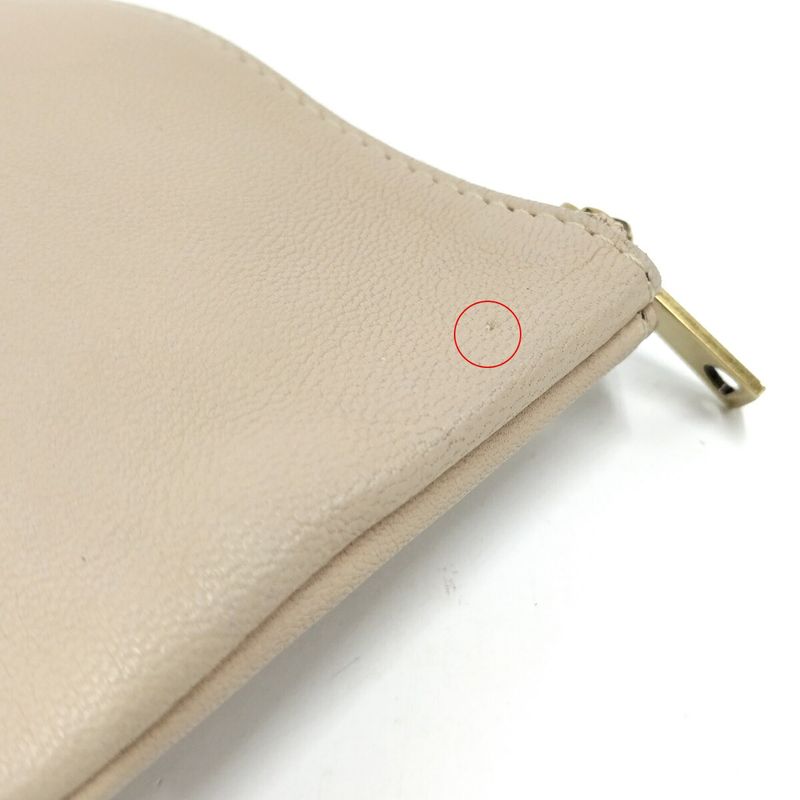 Celine Clutch Bag Leather Bi-color
