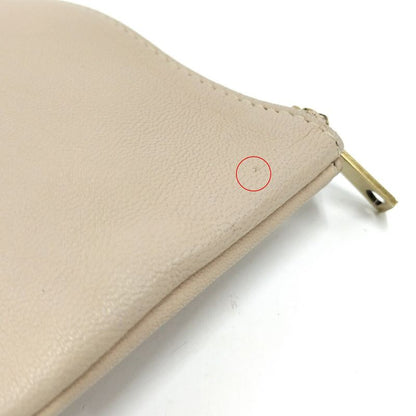 Celine Clutch Bag Leather Bi-color