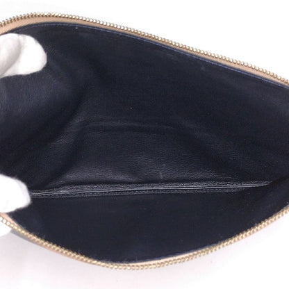 Celine Clutch Bag Leather Bi-color
